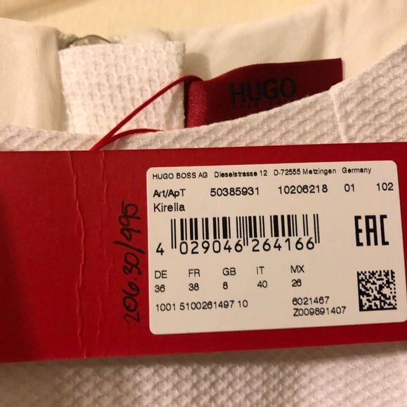 BOSS Hugo Boss Women White Dress - Picture 2 of 8